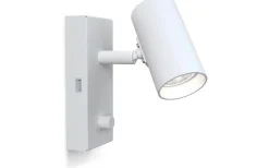 Läslampor < Belid Tyson Vägglampa USB Vänster Vit