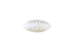 Vardagsrum|Sovrum-Hallbergs Ufo Lampskärm Ø62cm Stretch Vit Lyx