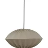 Takskärmar|Stora Taklampor Ø50-69 Cm-Hallbergs Ufo Takskärm Ø62cm Stretch Sand Lyx