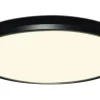 Badrumslampor Tak|Plafonder-Halo Design Ultra Light Plafond Ø30cm LED 3-Steg DIM Minne 3000K 1600lm 18W(150W) Svart IP54