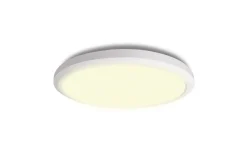 Badrumslampor Tak|Plafonder-Halo Design Ultra Light Plafond Ø24cm LED 3-Steg DIM Minne 3000K 1250lm 15W(100W) Vit IP54