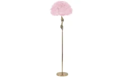 Golvlampor-Mauro Ferretti Unica Golvlampa 165cm Rosa/Guld