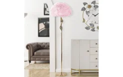 Golvlampor-Mauro Ferretti Unica Golvlampa 165cm Rosa/Guld