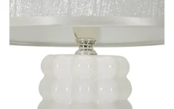 Bordslampor-Mauro Ferretti Unico Bordslampa 33cm Vit/Silver