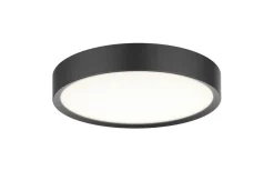Badrumslampor Tak|Plafonder-Halo Design Universal Plafond Ø33cm LED 3-Steg DIM 3000K 1440lm 18W(140W) Svart IP44