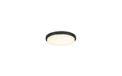 Plafonder < Halo Design Upscale Plafond Ø22cm LED 12W 800lm 3000K Svart/Opal