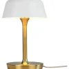 Bordslampor < Dyberg Larsen Valencia Bordslampa 30cm Vit/Mässing