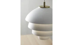 Kök & Matplats-Belid Valencia Taklampa 32cm Vit/Mässing