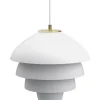Kök & Matplats-Belid Valencia Taklampa 42cm Vit/Mässing