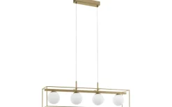 Avlånga Taklampor < Eglo Vallaspra Taklampa 91cm Champagne/Opal