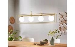 Avlånga Taklampor < Eglo Vallaspra Taklampa 91cm Champagne/Opal