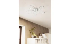 Plafonder-Eglo Vallemare Plafond 65cm LED 3000K 33W Krom
