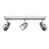 Badrumslampor Tak|Takspot Med 3 Lampor-Rendl Valto III Takspotlight 3L Krom IP44