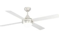 Takfläktar < Eglo Varadero Takfläkt 122cm Nickel Med Belysning