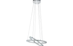 Stora Taklampor Ø50-69 Cm < Eglo Varazzo Taklampa 67cm LED 3000K 29,6W Krom