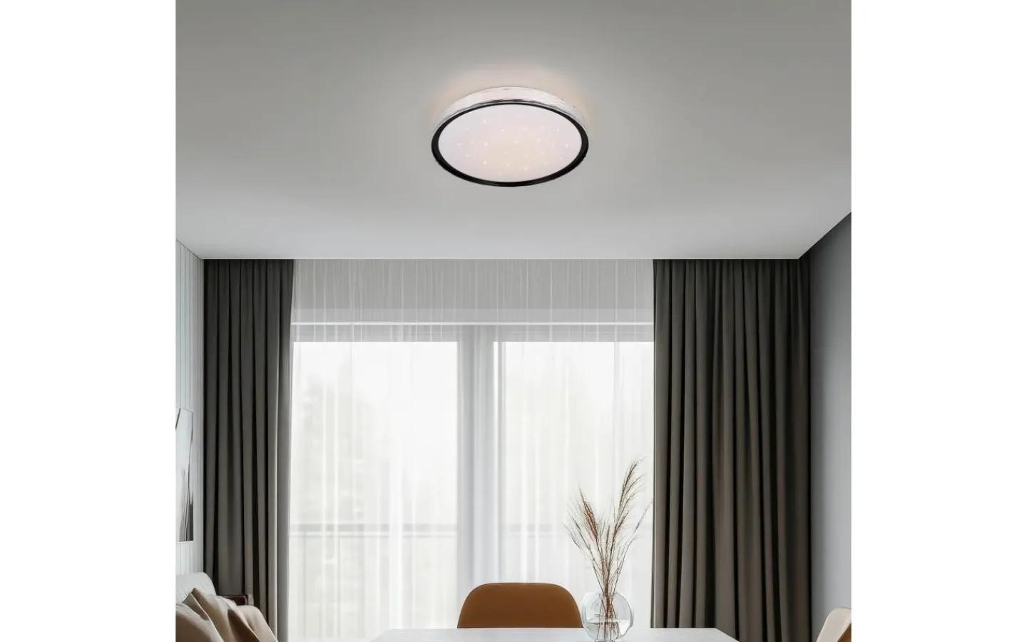 Plafonder < Reality Varda Plafond LED svart stjärnljus