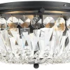Kristallplafonder < Markslojd Vasa Kristallplafond 3L 30cm Svart