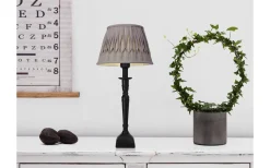 Plisserade Lampskärmar < Cottex Veckad Lampskärm Ø25cm Grå