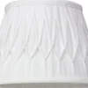 Plisserade Lampskärmar-Cottex Veckad Lampskärm Ø25cm Vit