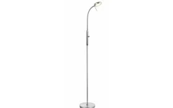 Golvläslampor-Halo Design Vegas Golvlampa 140cm LED 3000K 7W Dimbar Borstat Stål