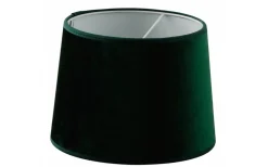 Enfärgade Runda Lampskärmar < Hallbergs Velutto Lampskärm Ø35cm Dark Green