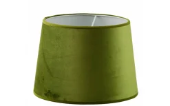 Enfärgade Runda Lampskärmar < Hallbergs Velutto Lampskärm Ø30cm Olive