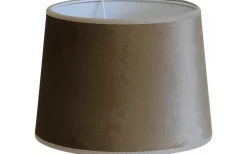 Enfärgade Runda Lampskärmar < Hallbergs Velutto Lampskärm Ø35cm Teak
