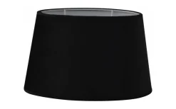 Ovala Lampskärmar-Hallbergs Velutto Oval Lampskärm 30cm Svart
