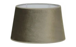 Ovala Lampskärmar-Hallbergs Velutto Oval Lampskärm 25cm Teak