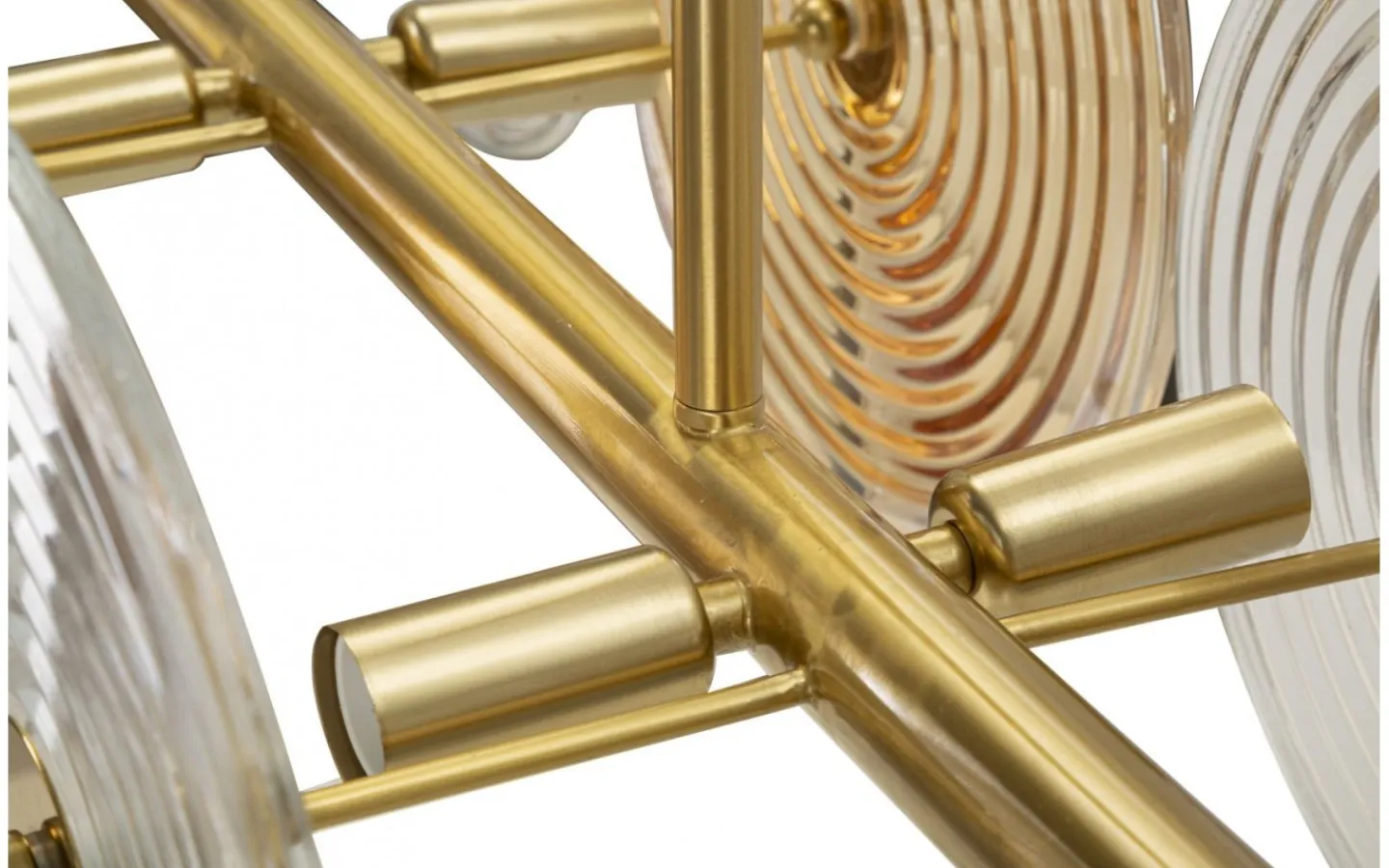 Avlånga Taklampor-Mauro Ferretti Venedig Taklampa Glas 116cm Guld