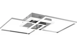 Plafonder-Reality Venida Plafond LED fyrkantig krom 4000K