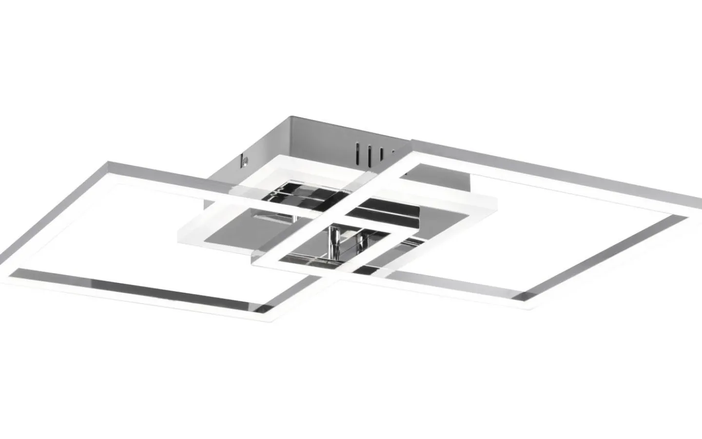 Plafonder-Reality Venida Plafond LED fyrkantig krom 4000K
