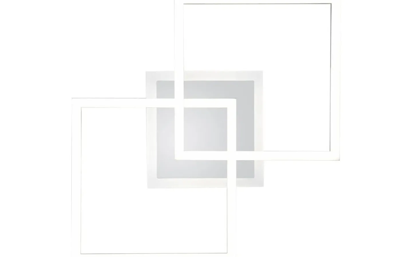 Plafonder-Reality Venida Plafond LED fyrkantig krom 4000K