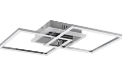 Plafonder-Reality Venida Plafond LED fyrkantig krom 4000K