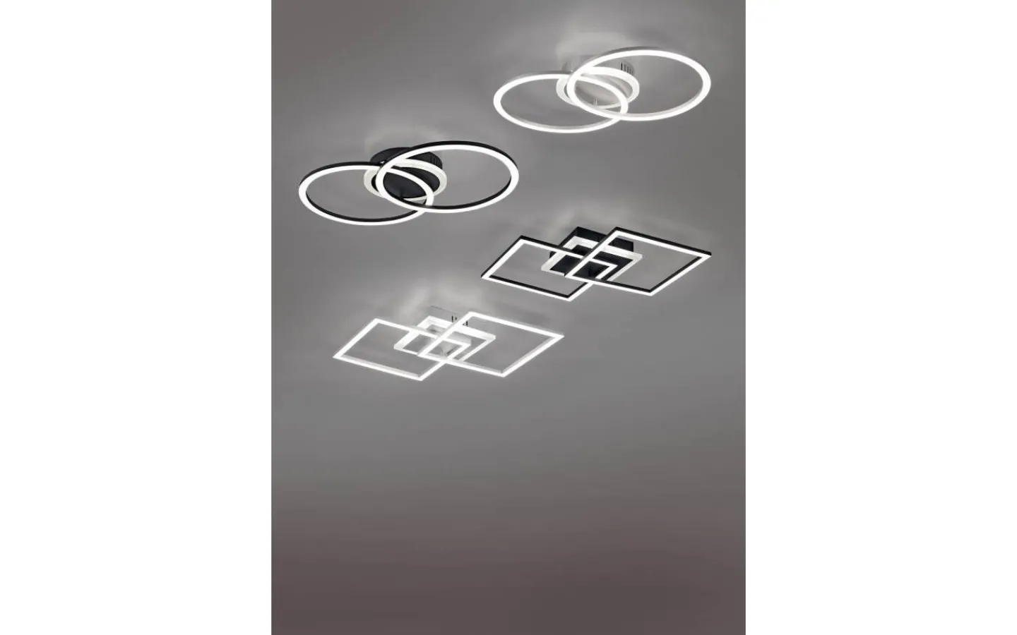 Plafonder-Reality Venida Plafond LED rund svart