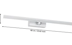 Badrumslampor Vägg < Eglo Verdello Spegelbelysning 60cm LED 3000/6500K 5W Vit IP44