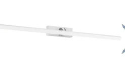 Badrumslampor Vägg < Eglo Verdello Spegelbelysning 60cm LED 3000/6500K 5W Vit IP44