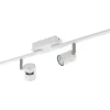 Avlånga Takspotlights|Takspot Med Minst 4 Lampor-Eglo Vergiano Takspotlight 98cm 3-Steg DIM GU10 LED 3000K 4x5W Vit