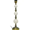 Lampfötter < Hallbergs Verona Lampfot 53cm Vit Marmor/Antik Mässing