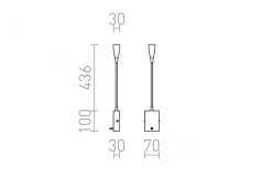 Läslampor < Rendl Versa Vägglampa / Läslampa LED