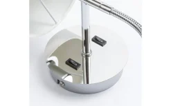 Sovrum|Läslampor < Rendl Versina Vägglampa Vit/Krom E27 + 3W LED 25° 3000K