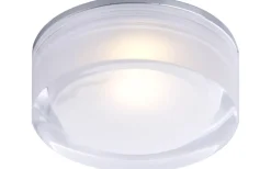 230V Led Spotlights|Infällda Spotlights Badrum-Aneta Vetro Infälld Spotlight Ø7cm LED 3W 3000K Aluminium IP44