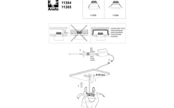 230V Led Spotlights|Infällda Spotlights Badrum-Aneta Vetro Infälld Spotlight Ø7cm LED 3W 3000K Aluminium IP44