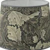 Mönstrade Lampskärmar-Hallbergs Victorian Leafs Lampskärm Ø24cm Nougat