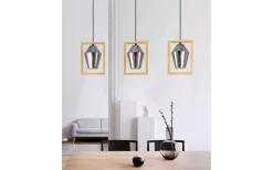 Avlånga Taklampor < Eglo Viglioni Taklampa 106cm Smoke/Ek