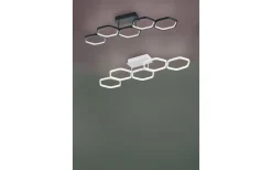Plafonder < Reality Vigo Plafond LED 5-delad mattsvart