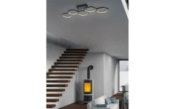 Plafonder < Reality Vigo Plafond LED 5-delad mattsvart