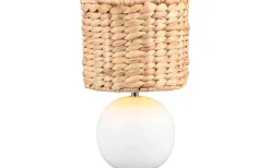 Bordslampor-Trio Lighting Vina Bordslampa 29cm E27 matt vit/beige