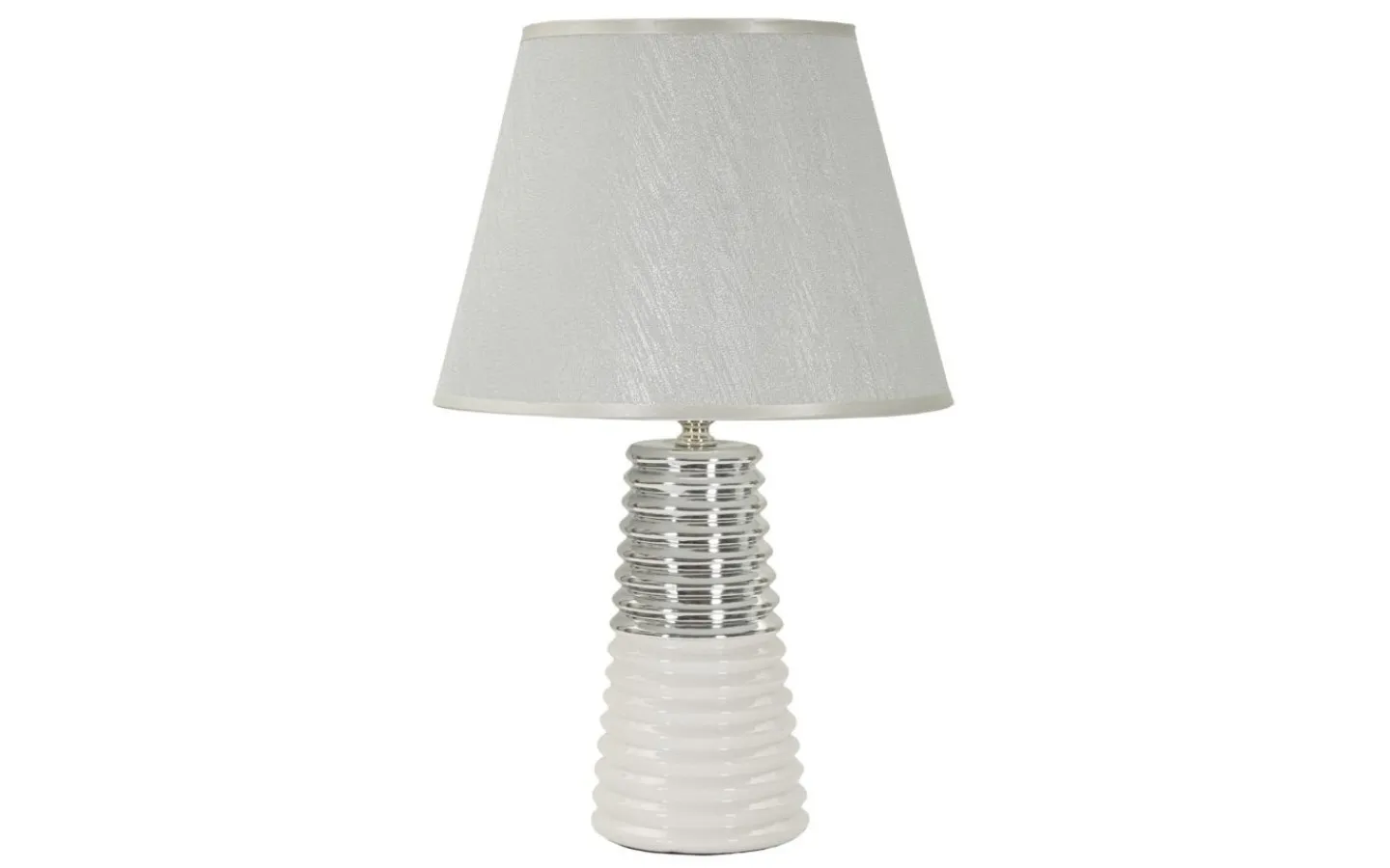 Bordslampor < Mauro Ferretti Viola Bordslampa 41cm Vit/Silver