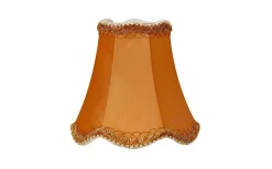 Enfärgade Runda Lampskärmar-ArmaturHantverk Viol Lampskärm Ø12cm Guld